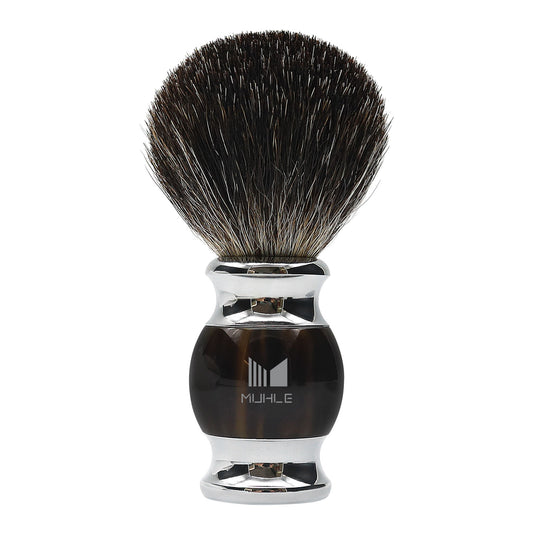 MUHLE Badger Hair Stainless Steel Resin handle Luxury Shaving brush Set