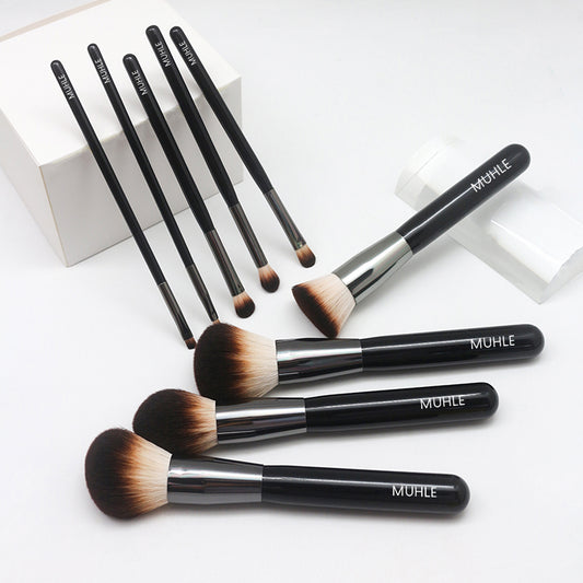 Perfection 11pcs black acrylic Makeup Brushes set